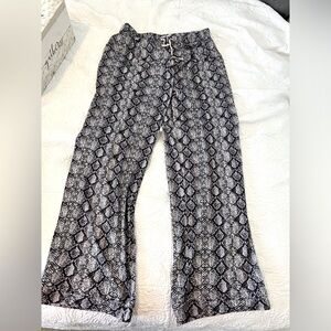 Snakeskin pants